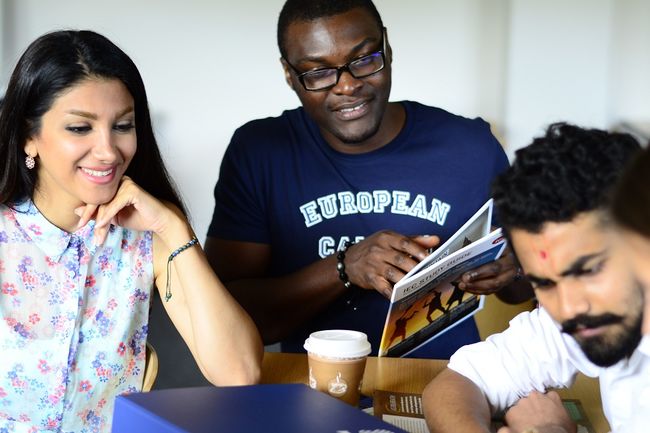 Studierende im Hörsaal des European Campus Rottal-Inn